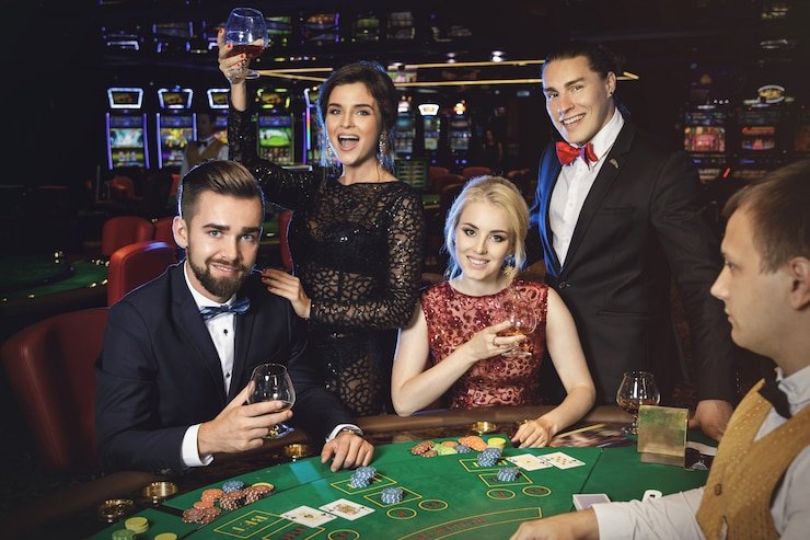 Antarmuka aplikasi mobile parada 4d menampilkan meja live blackjack dan opsi deposit